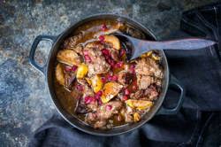 طرز تهیه قلیه شوشتری به و انار 